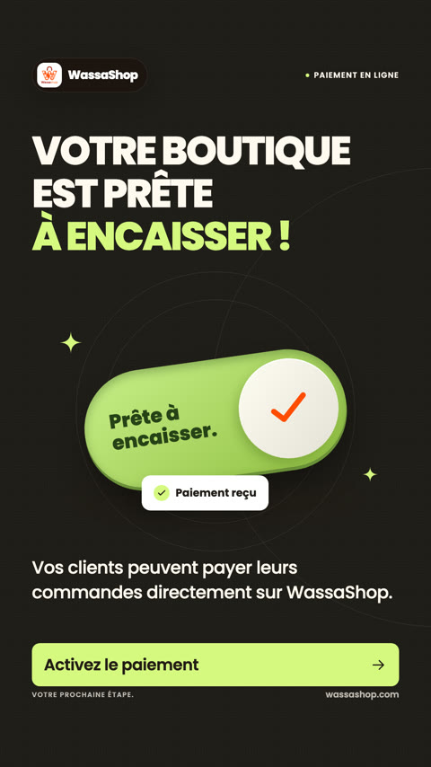 Story Wassa Shop : votre boutique est prête à encaisser